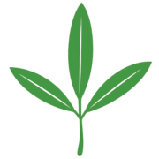 Ein Luzernenblatt als Logo für den Luzernenhof